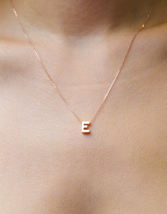 The Golden Monogram Altın Harf Kolye