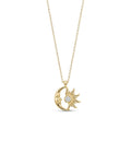 Sun and Moon Altın Kolye